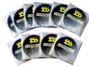 10 SETS BLACK NYLON UKULELE STRINGS